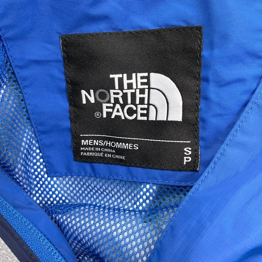 North Face HyVent Jacket Mens Small Royal Blue‎ Navy Waterproof Nylon Softshell
